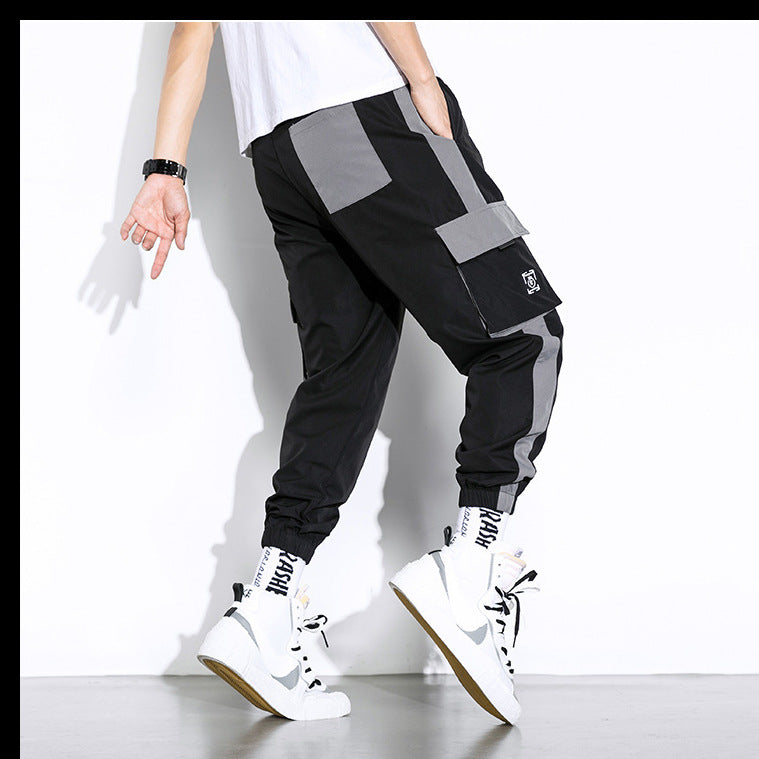 Loose Cropped Harem Pants Ankle-banded Versatile I Casual Pants for men