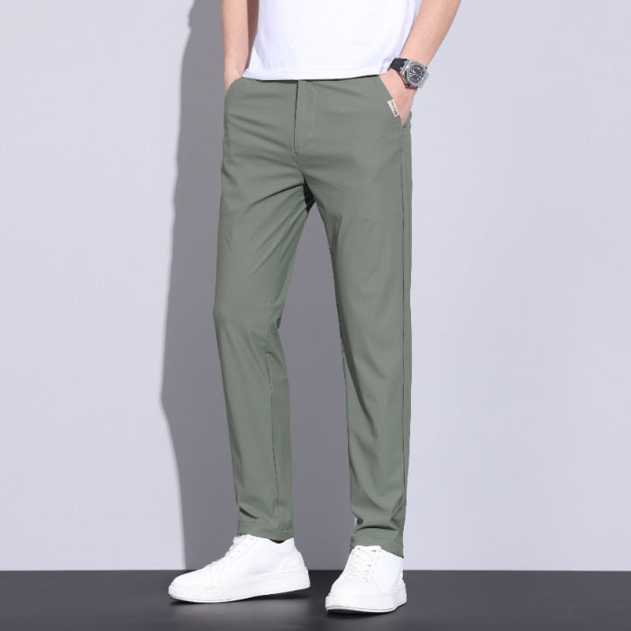 High Elastic Ice Silk Quick-drying Pants for men