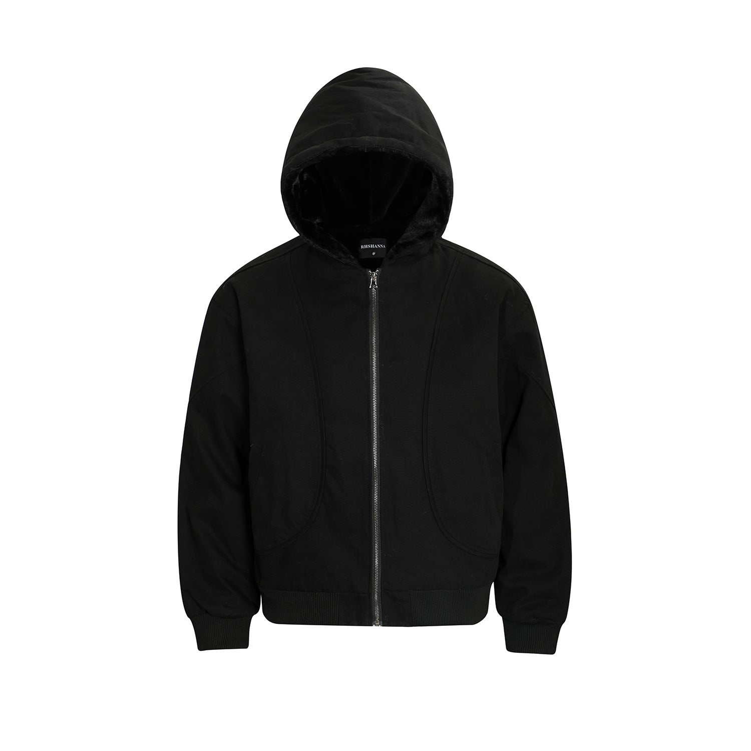 Retro Pure Color Warm Keeping Cotton-padded Jacket