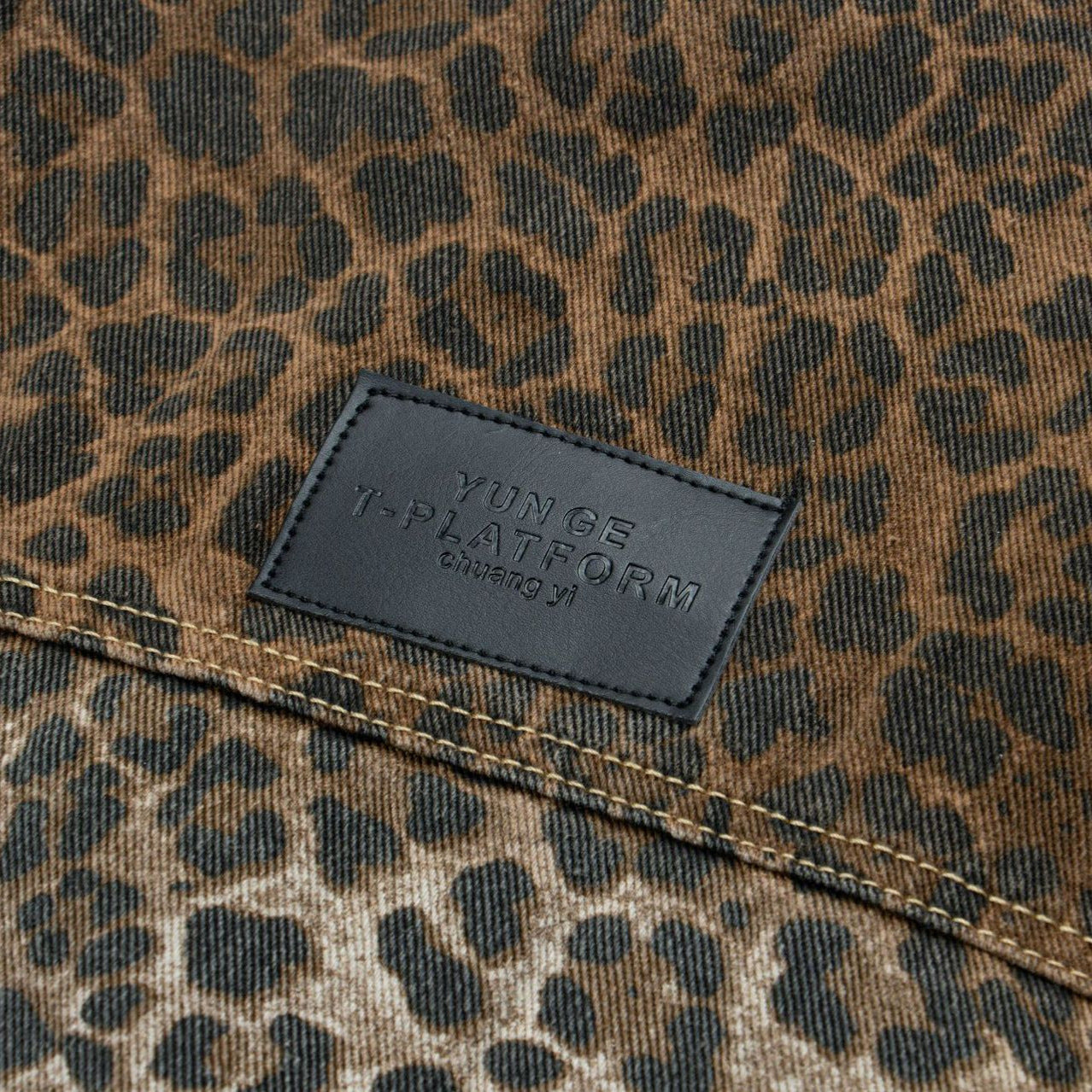 Vintage Leopard Print Thickened Loose Jacket Coat