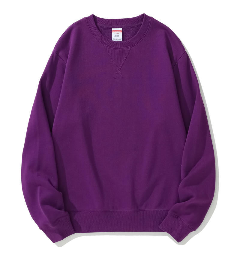 Men's Fashion Cotton Terry Round Neck Sweater