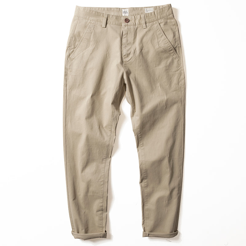 Micro Stretch Men's Casual Pants Slim Fit