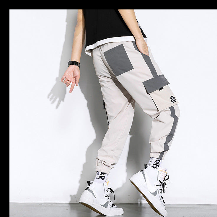 Loose Cropped Harem Pants Ankle-banded Versatile I Casual Pants for men