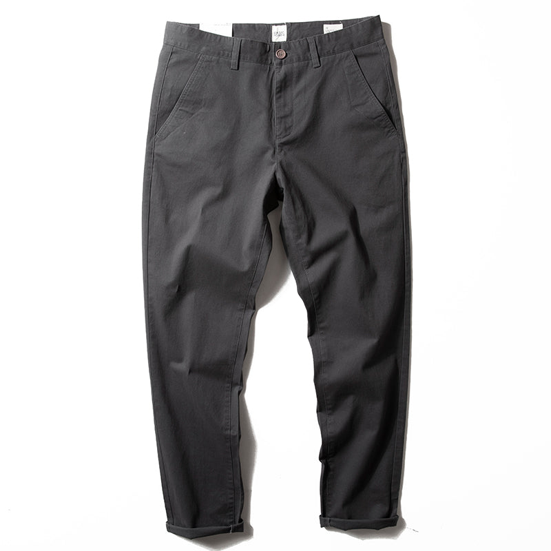Micro Stretch Men's Casual Pants Slim Fit