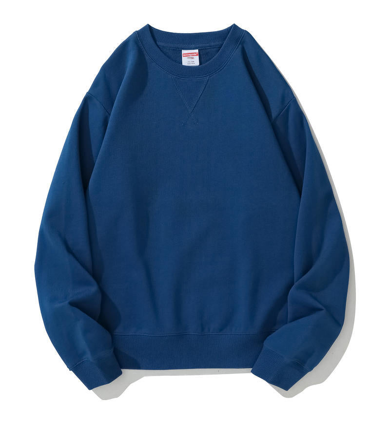 Men's Fashion Cotton Terry Round Neck Sweater