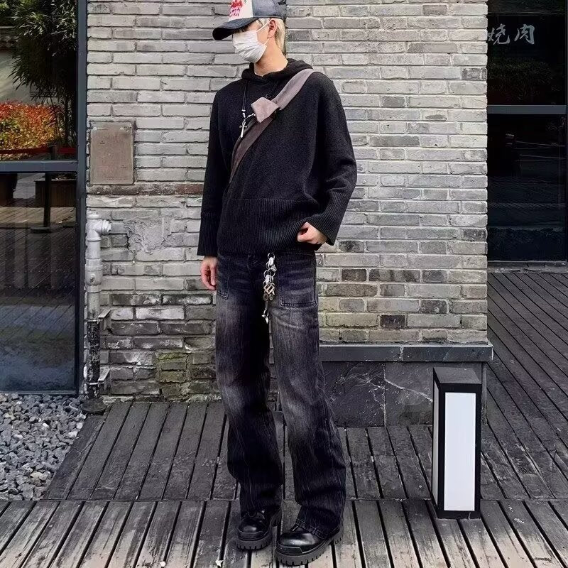 Jeans Retro Loose Men And Women Straight