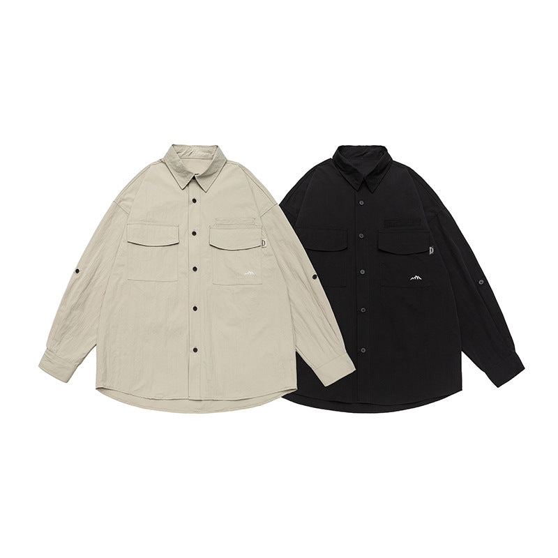 Men's Shirt Jacket Retro Fashion