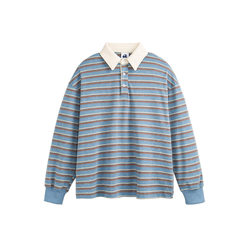 Color Matching Long Sleeve Spring Men's And Women's Sweater