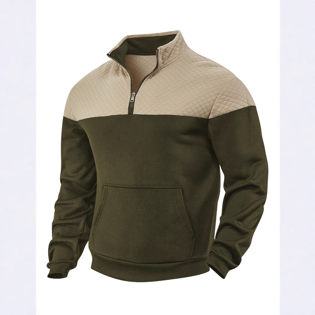 Men's Color Matching Fashion Casual Sweater