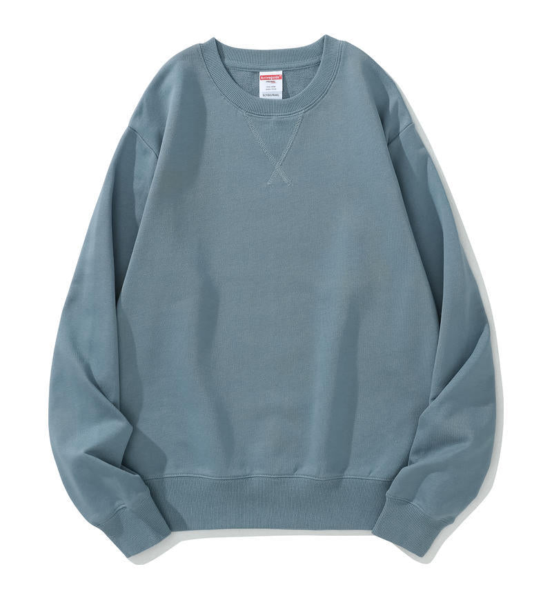 Men's Fashion Cotton Terry Round Neck Sweater