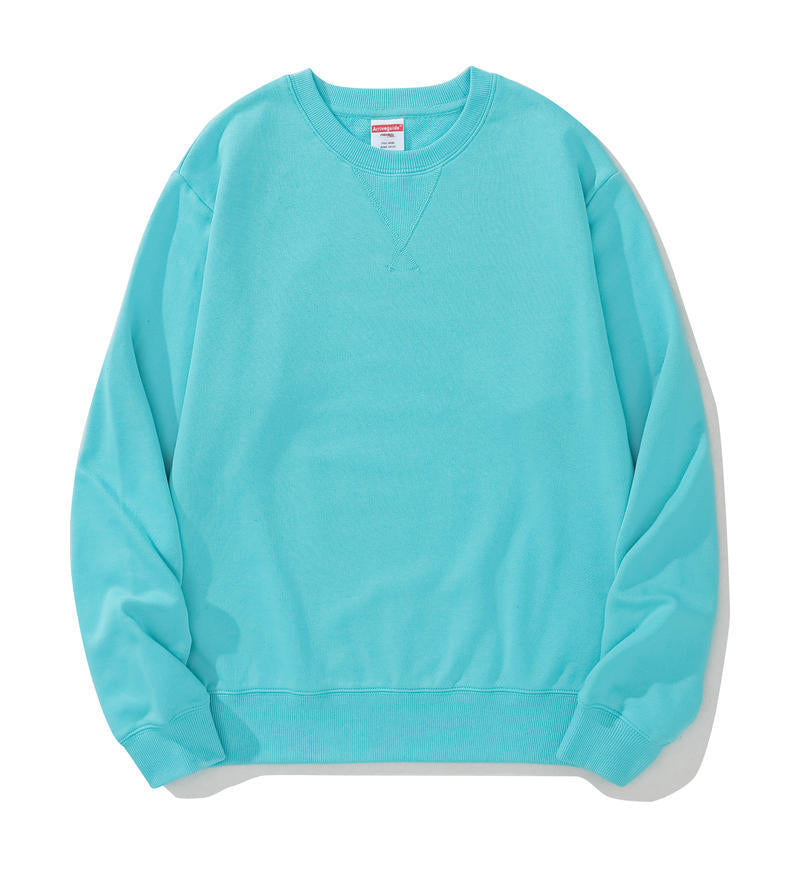 Men's Fashion Cotton Terry Round Neck Sweater