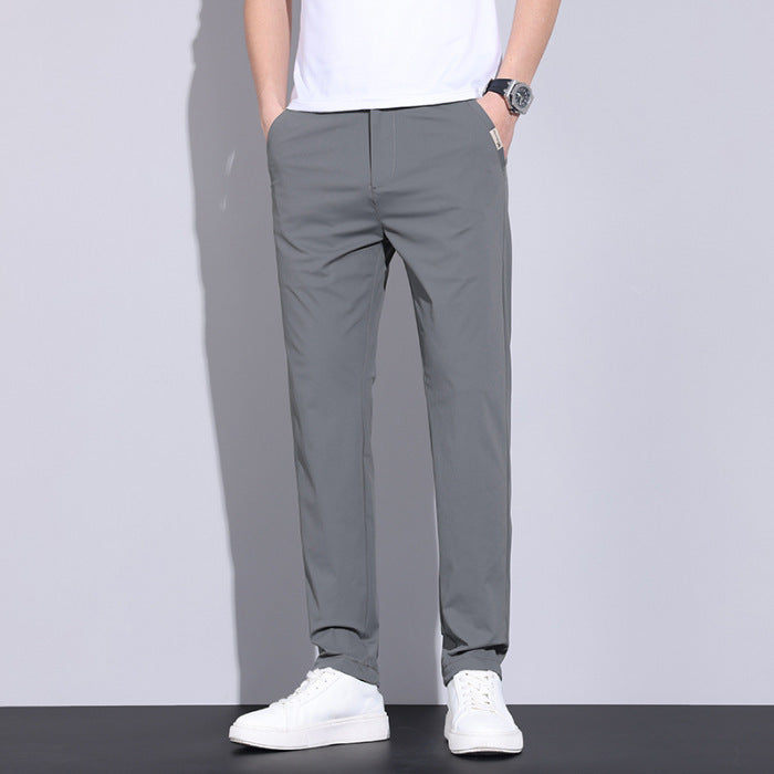 High Elastic Ice Silk Quick-drying Pants for men