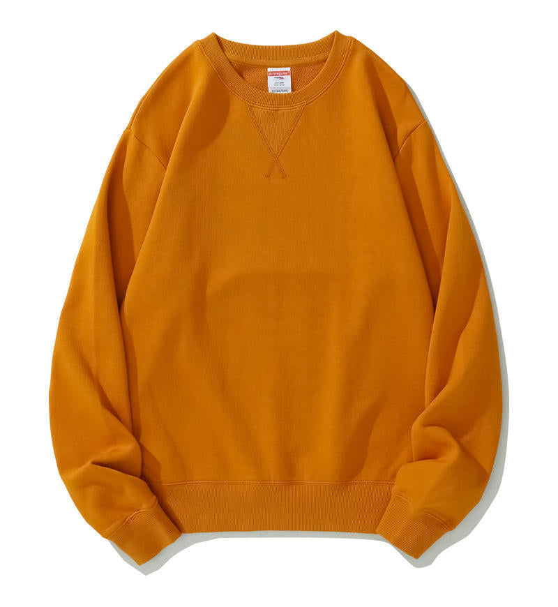 Men's Fashion Cotton Terry Round Neck Sweater