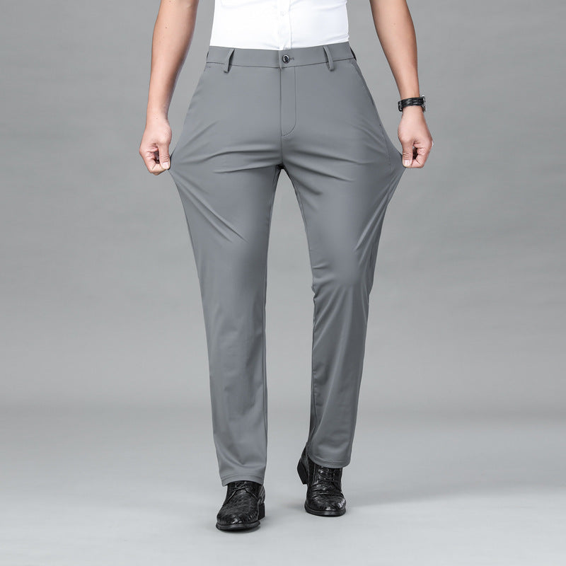 Fashion Personality Tencel Business Casual Pants Men