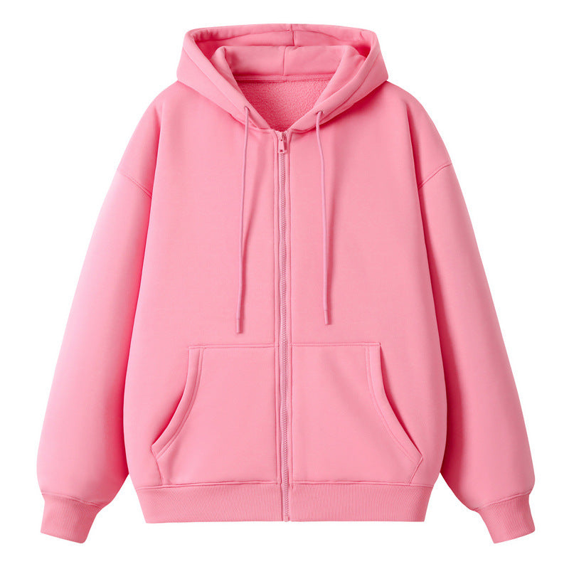 Men's Fleece Cardigan Sweater Hooded Coat