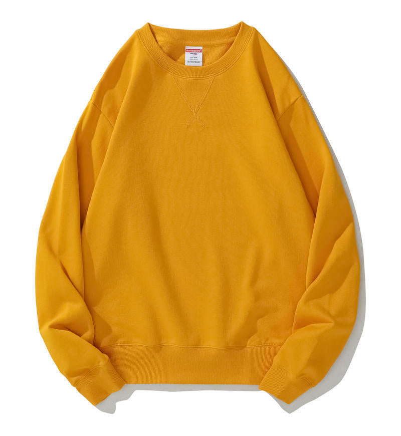 Men's Fashion Cotton Terry Round Neck Sweater