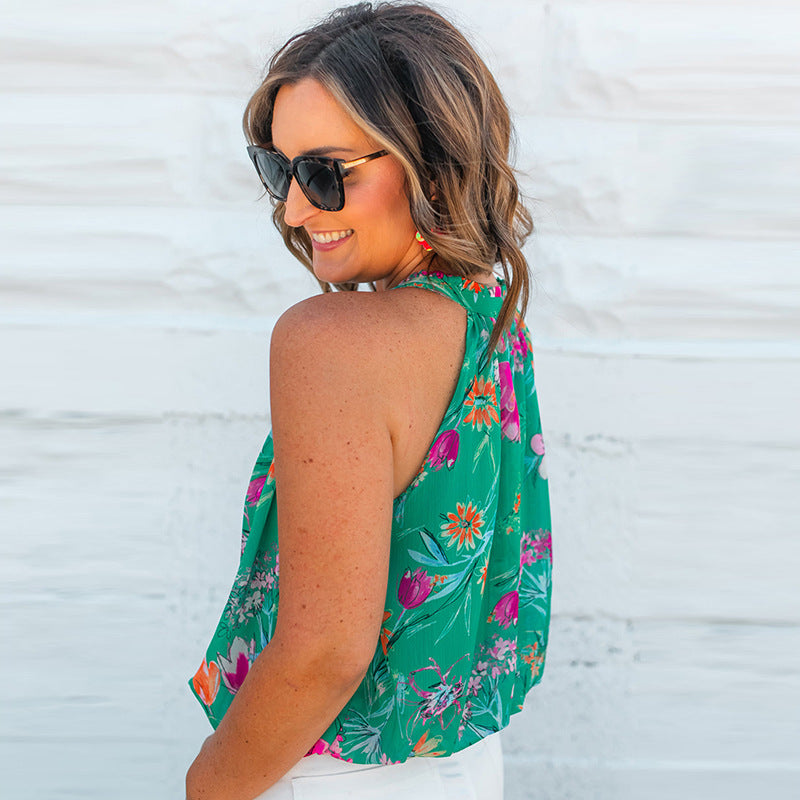 European And American Leisure Loose All-matching Sleeveless Top