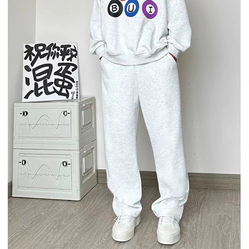 Simple All-matching Straight Sports Pants Men