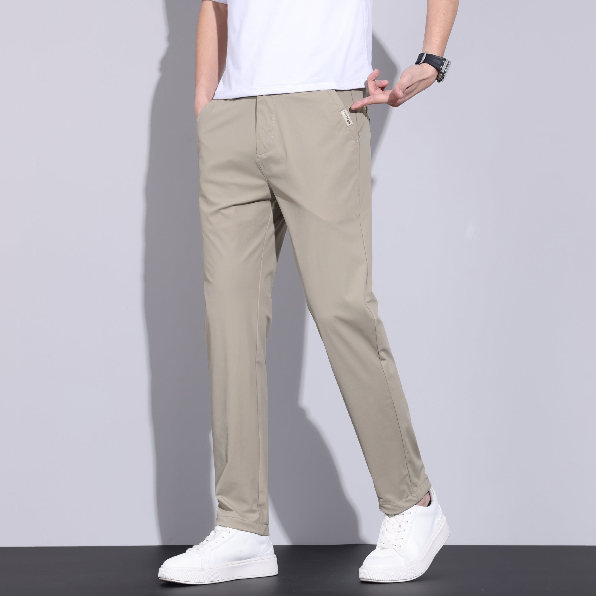 High Elastic Ice Silk Quick-drying Pants for men