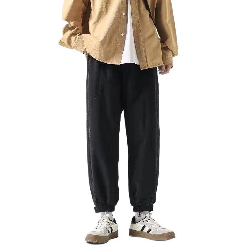 Summer Loose Casual Pants Trousers Pocket Decoration for men