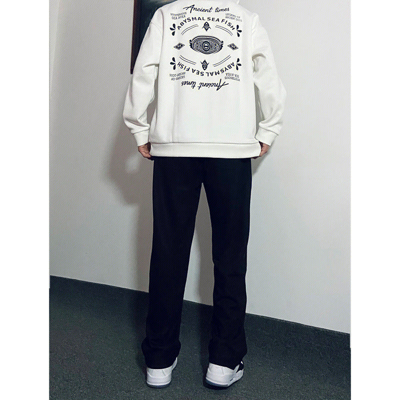 Simple All-matching Straight Sports Pants Men