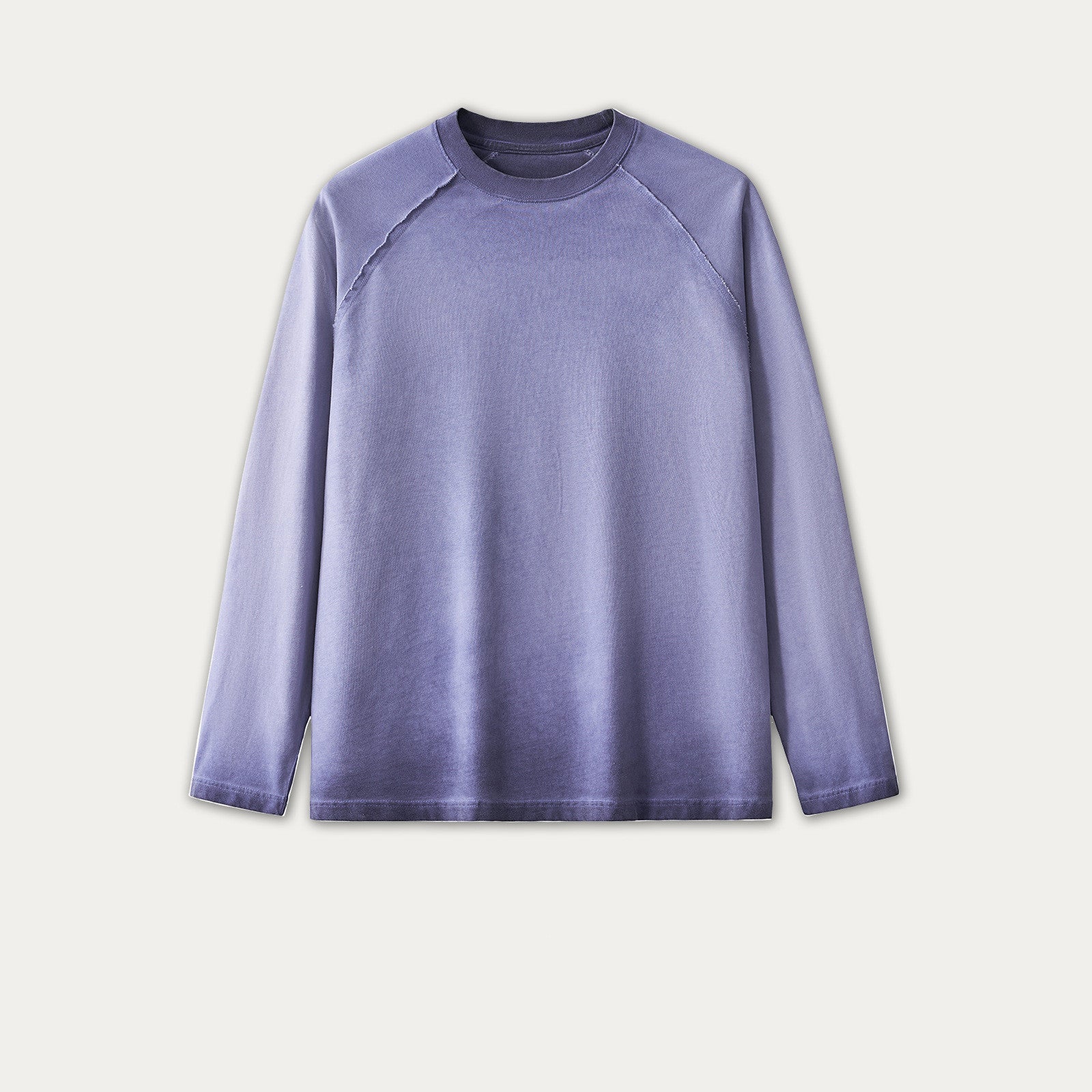 Long Sleeve Men's Europe And America Cross Border Solid Color Clothes Distressed