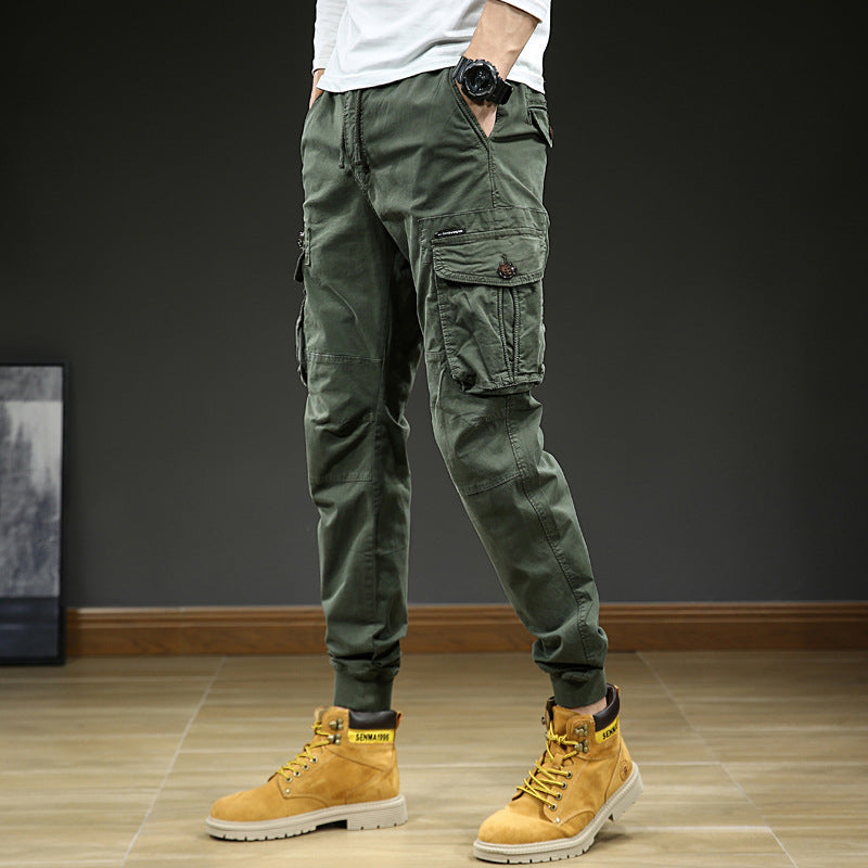 Men's Summer Japanese Overalls Loose High Sense