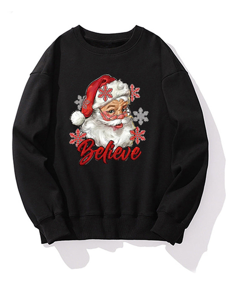 Men's Printed Long-sleeve Christmas Casual Top