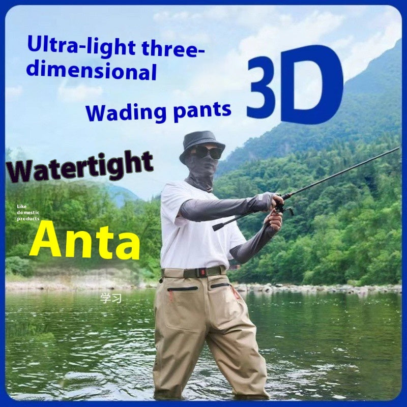 Q3Y Waders One-piece Belt Rain Boots for men