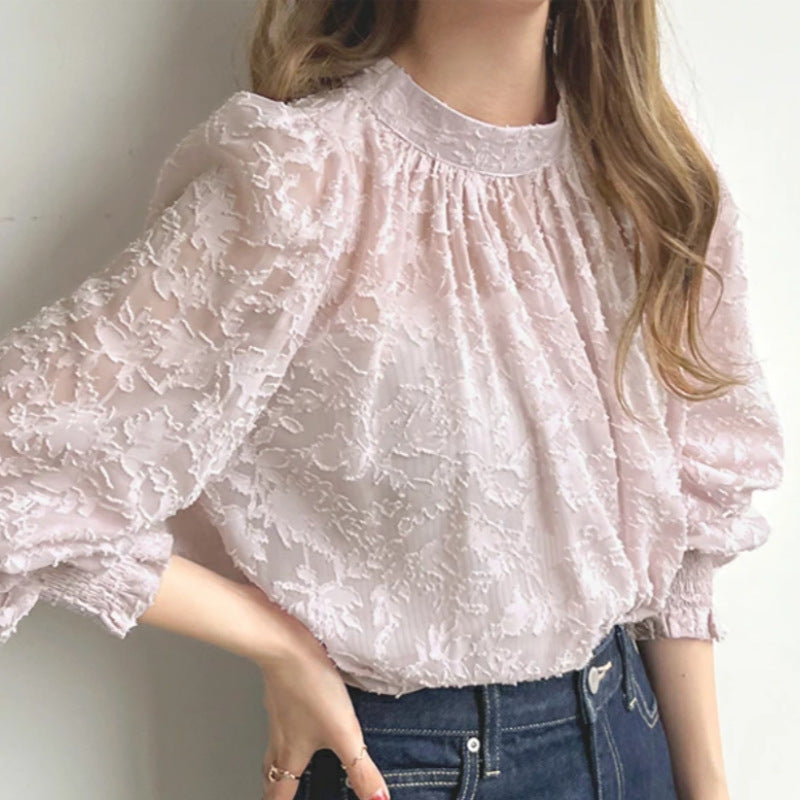 Lace Top Sun Protection Shirt