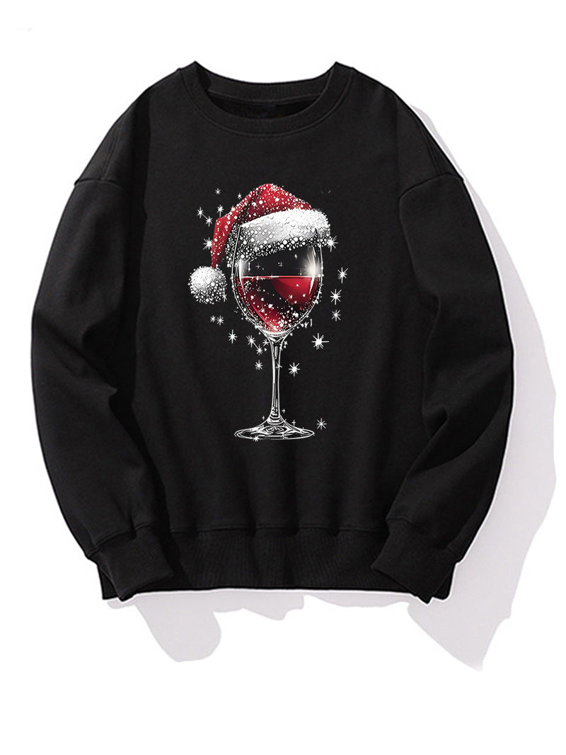 Men's Printed Long-sleeve Christmas Casual Top