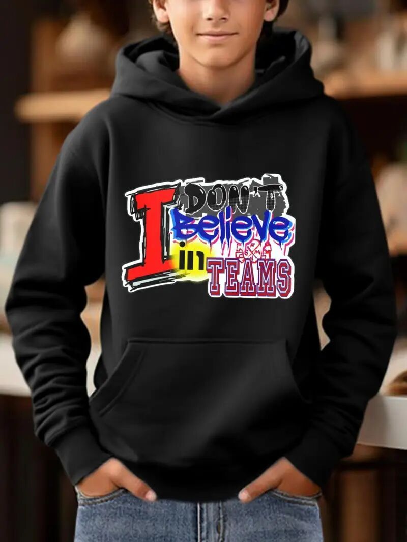 Men's Printed Hooded Sweatshirt