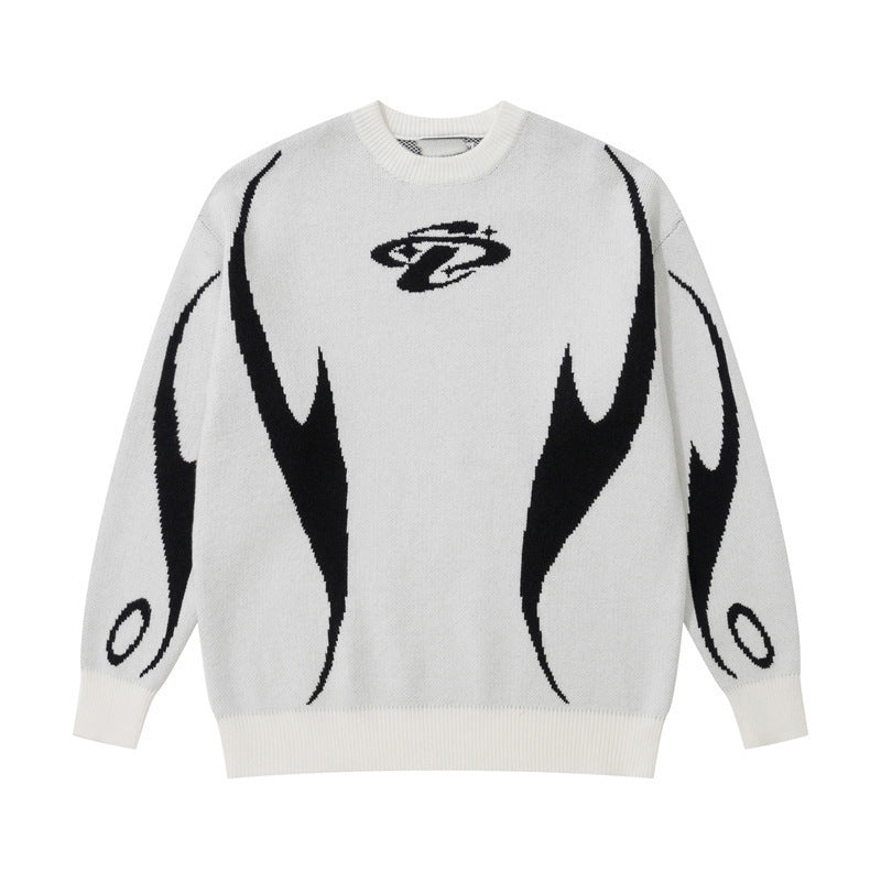 American-style Casual Loose-fitting Unisex Sweater for men