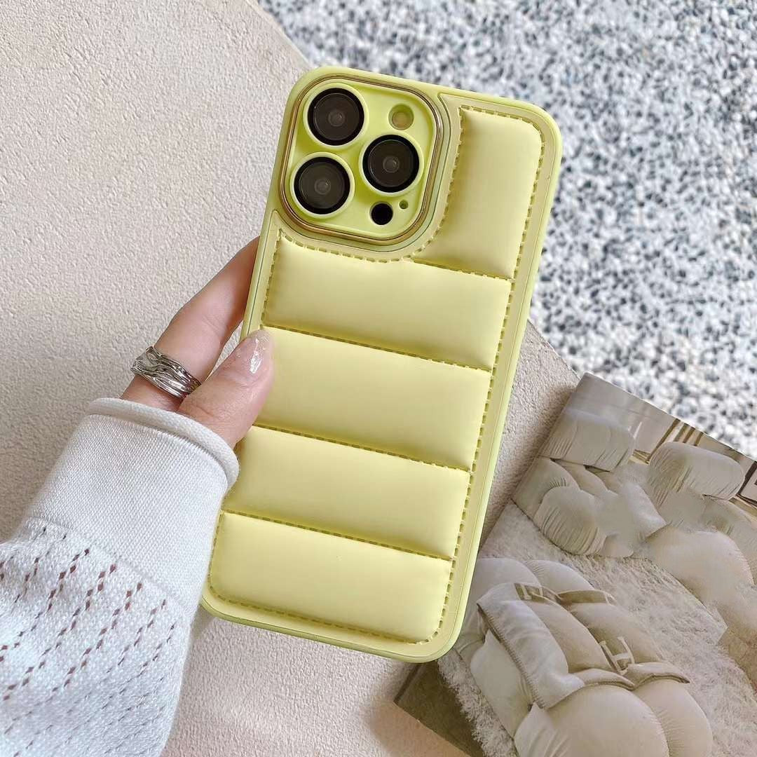 Cotton Filled Down Jacket Phone Case for iphone