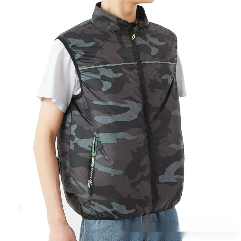 Summer Cooling Jacket Outdoor Cooling Fan Vest
