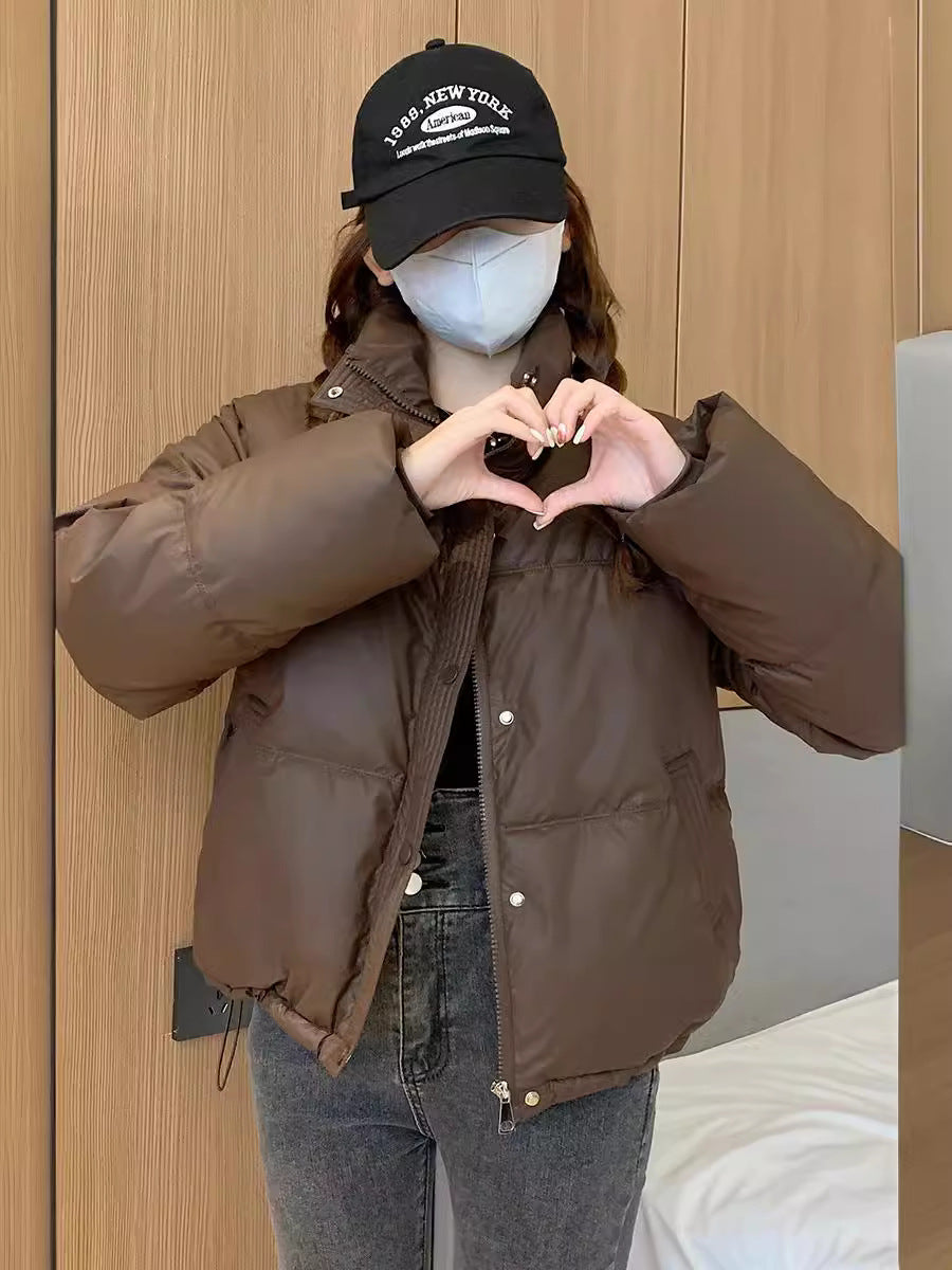 Unisex Fashionable Padded Short Cotton Jacket