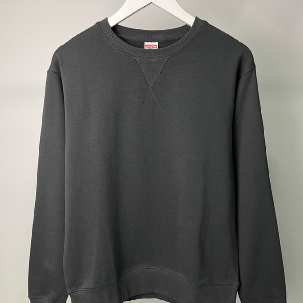 Men's Fashion Cotton Terry Round Neck Sweater