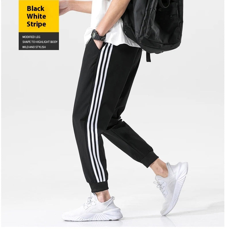 Loose Tappered Sports Men Quick-dry Casual