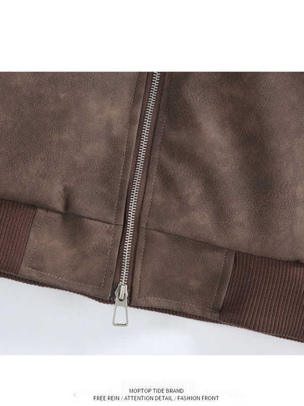 Men's Autumn And Winter High-grade Fashion Brand American Retro Motorcycle Clothing Coat