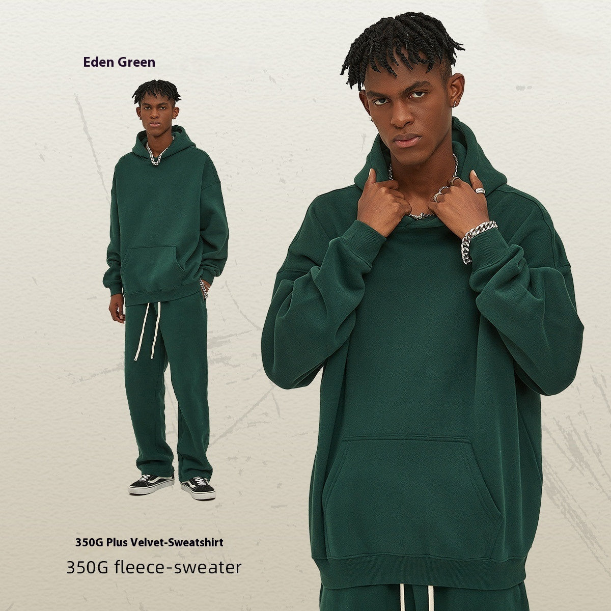 Oversize Thick Hooded Fashion Men and women Sweater