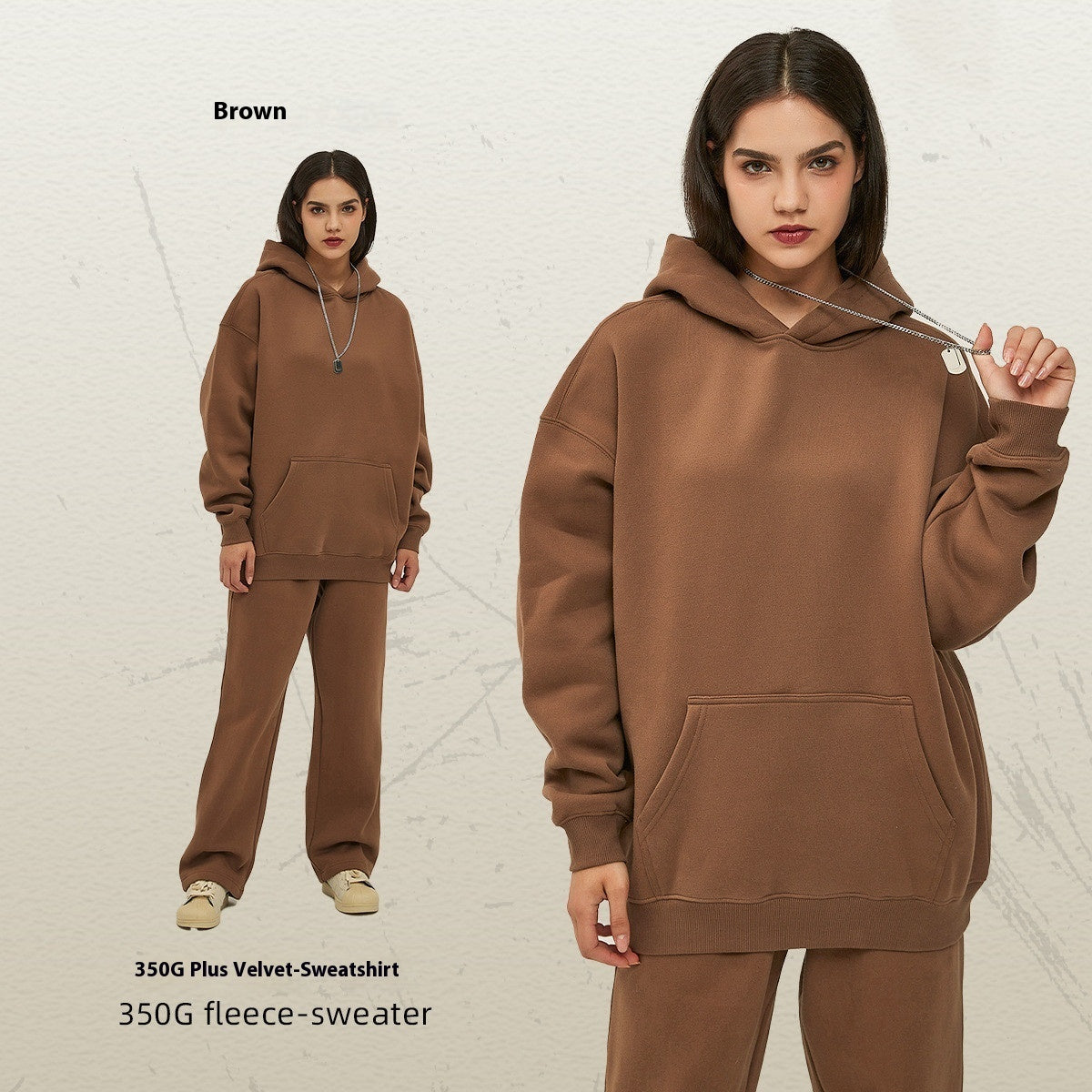 Oversize Thick Hooded Fashion Men and women Sweater