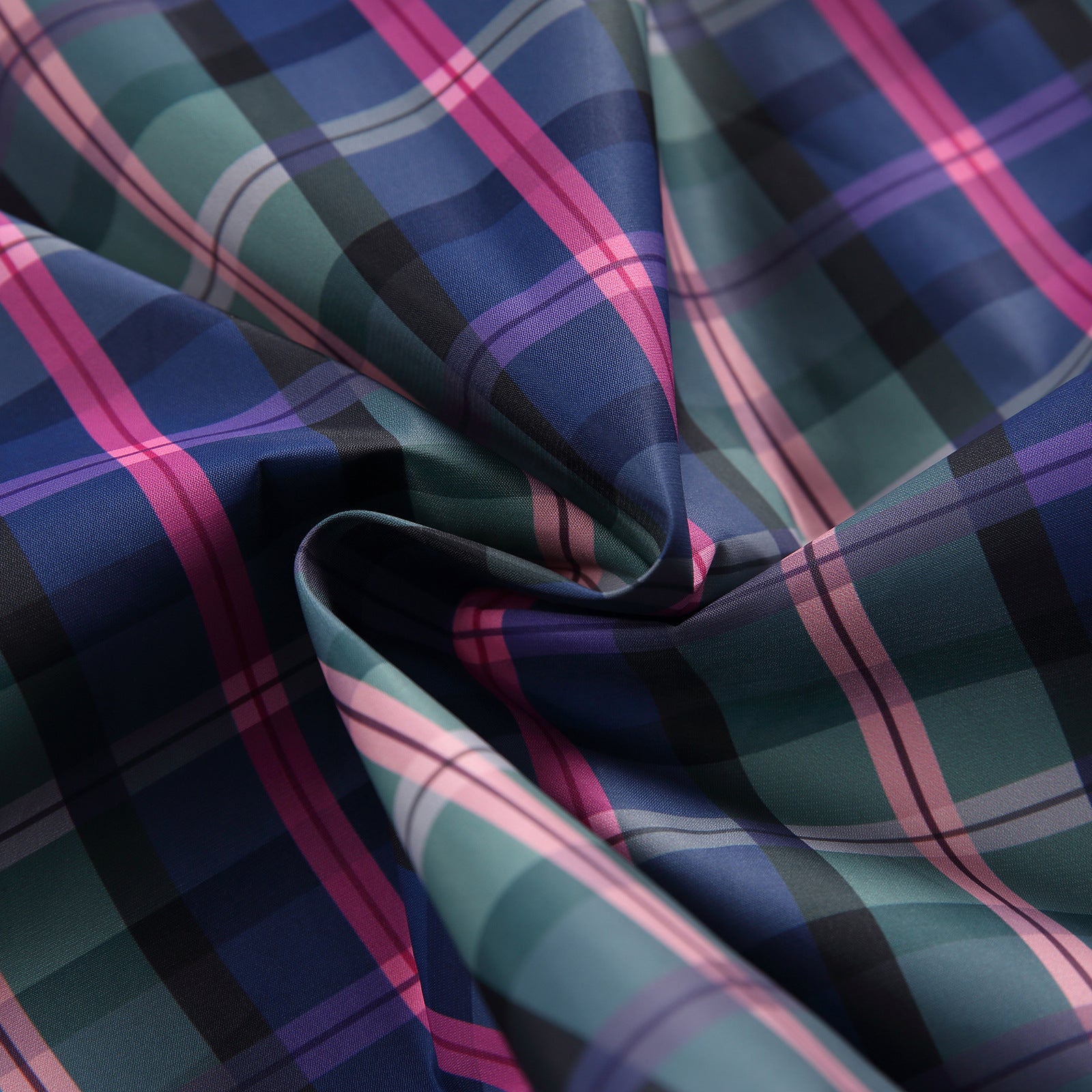 Unisex Style Casual Plaid Hooded Oversize Jacket