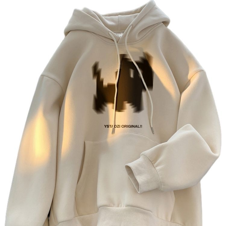 Retro Heavy Couple Coat hooded Oversize Inner Clothes unisex