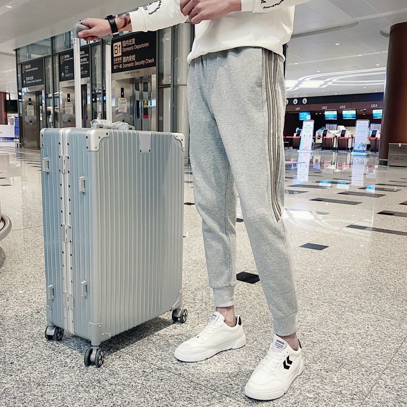 Fashion Men's Color Matching Ankle Banded Pants