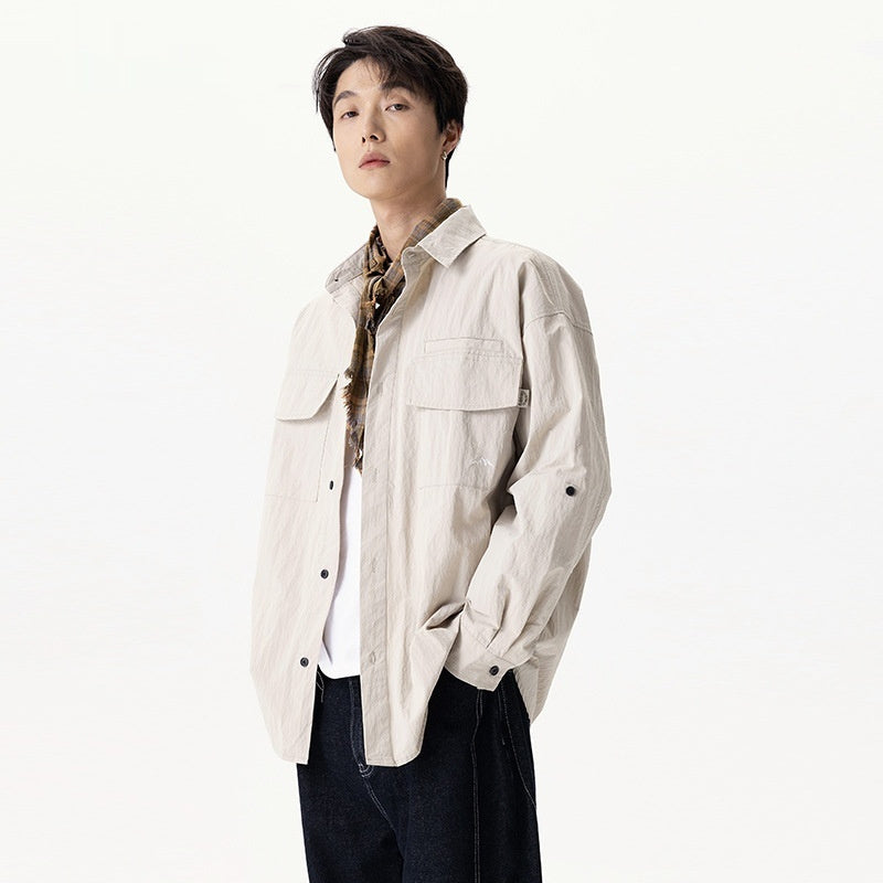 Men's Shirt Jacket Retro Fashion