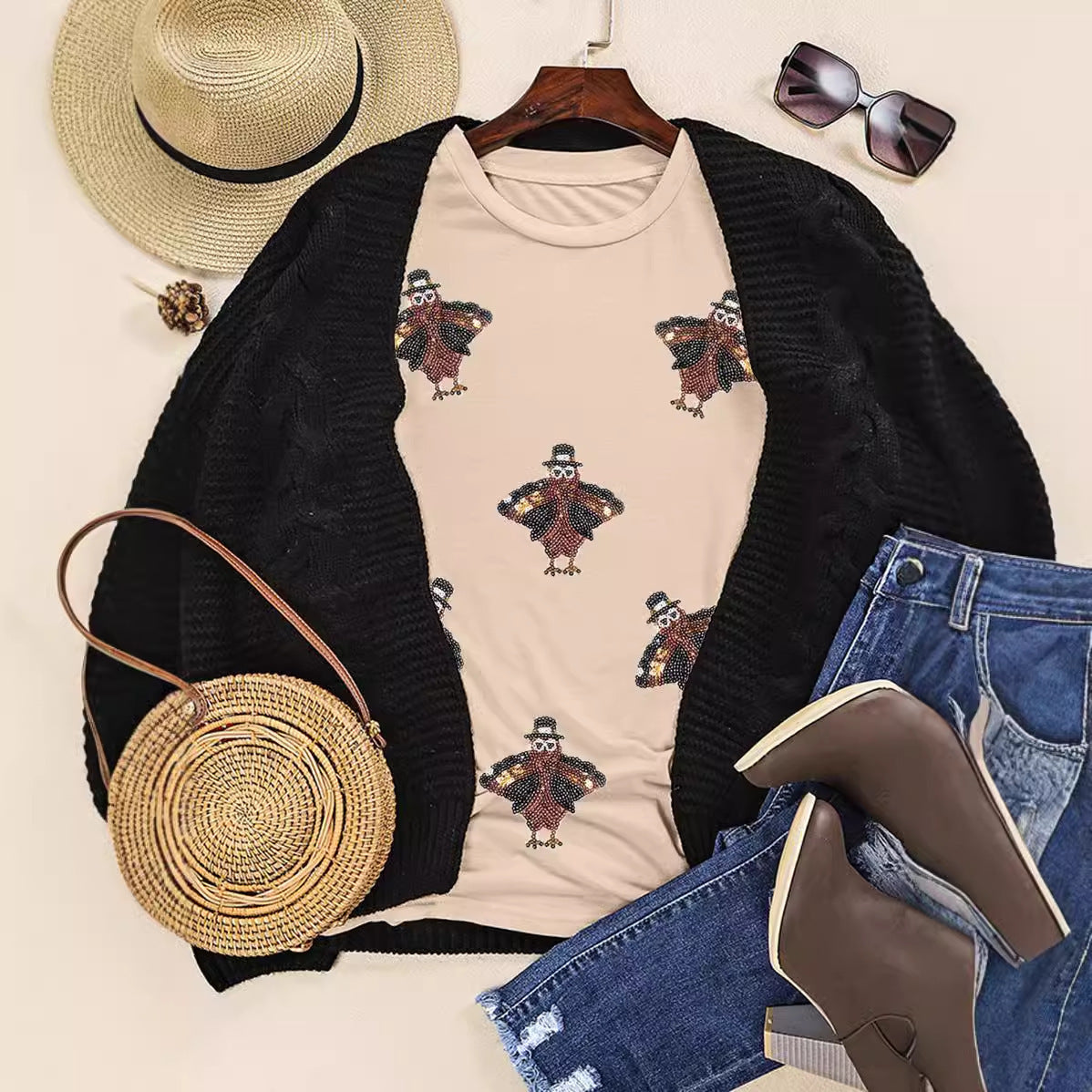 Fashion Personality Women's Casual Style Printed T-shirt