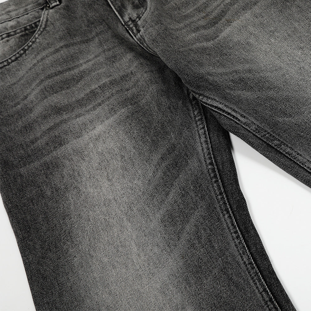 Retro Design Baggy Straight Trousers for men