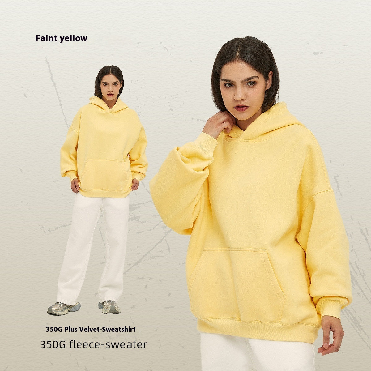 Oversize Thick Hooded Fashion Men and women Sweater