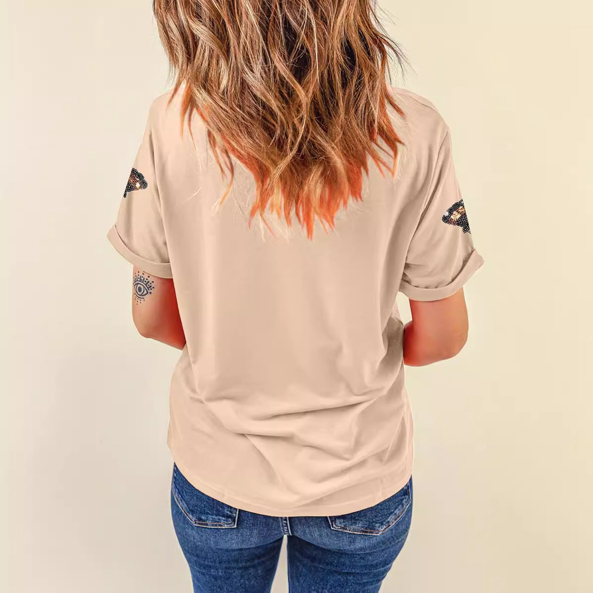 Fashion Personality Women's Casual Style Printed T-shirt