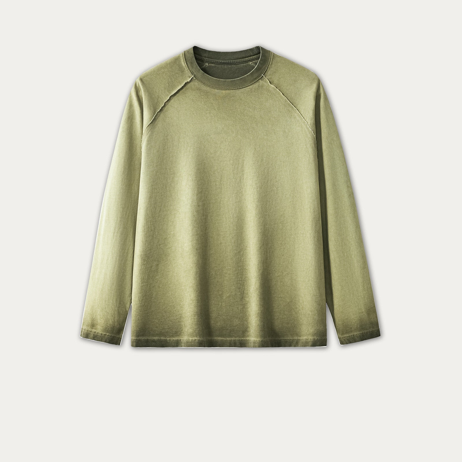 Long Sleeve Men's Europe And America Cross Border Solid Color Clothes Distressed